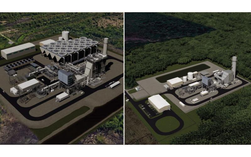Rendering of Entergy Texas’ proposed Legend Power Station &amp;amp; Lone Star Power Station.
