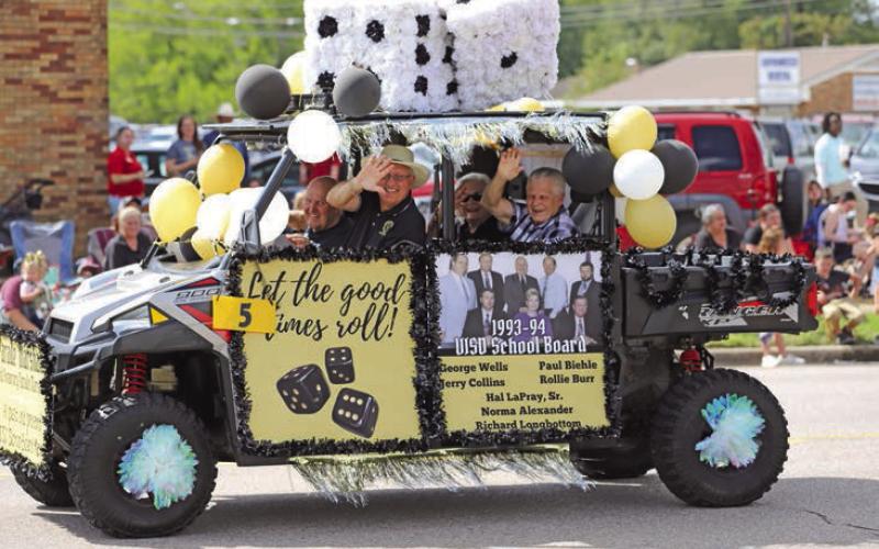 All Photos Courtesy Vidor ISD The Parade Marshals for the 2023 Homecoming Parade were members of the Vidor ISD School Board in 1993. Norma Alexander, Paul Biehle, Rollie Burr, and Hal LaPray, Sr. rode in the parade representing the board from 30 years ago. They represented all past, present, and future members of our Vidor ISD School Board.