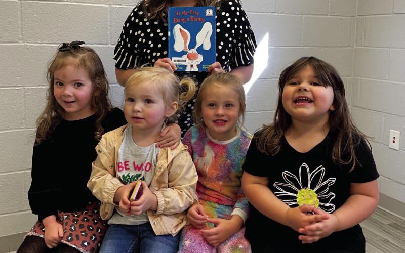 The Vidor Public Library hosted Itty Bitty Storytime on Tuesday, March 19, 2024. Library Clerk Sarah Screws read “It’s Not Easy Being a Bunny” by Marilyn Sadler. “The story is about a bunny named P.J. Funnybunny and his adventures. He goes to live with different animals because he does not like being a bunny. He eventually goes back home to the other bunnies.” The children made a bunny mask for the project.