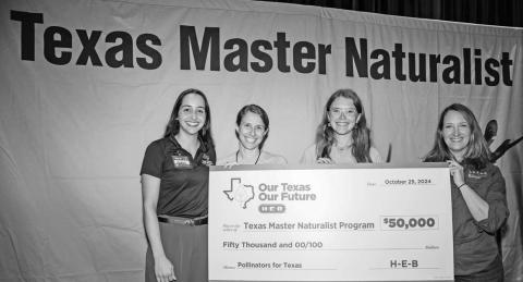 Texas Master Naturalist Program Teams Up with H-E-B to Fund Pollinators for Texas