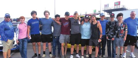 VHS Automotive Students Attended Youth Education Day at the Drag Races