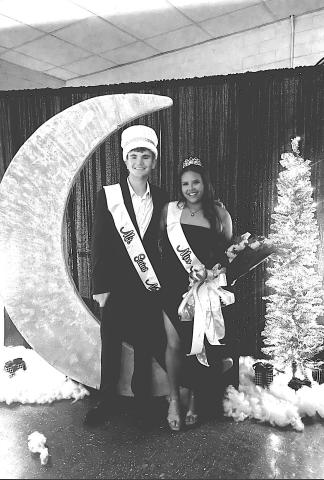 Shaelynn Binkley and Lane Mathues reigned as Miss Merry Christmas and Mr. St. Nick at the annual Vidor High School Jingle Bell Ball held December 7