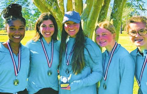 From left – Trinity Williams, Alysa Weizenegger, Montana DiLeo, Neely Wozniak and Jaycie Benton