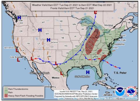 Timely front brings taste of fall to SE Texas