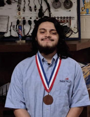 Maxwell places third at Skills USA
