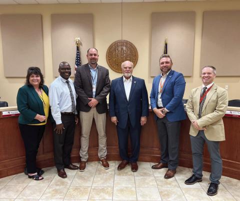Nichols meets with local superintendents