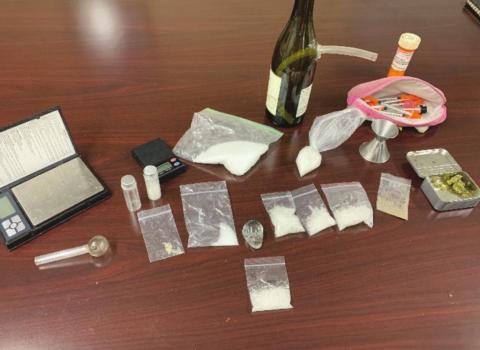 Orange Street bust yields ½ pound of meth