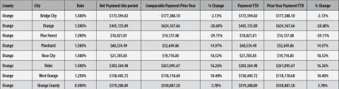 Vidor sees sales surge in latest tax allocation
