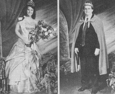 Stephanie White, left, was crowned Queen and Joe Ely, right, was crowned King at the Vidor BBQ Festival Beauty Pageant held on Saturday, March 29.