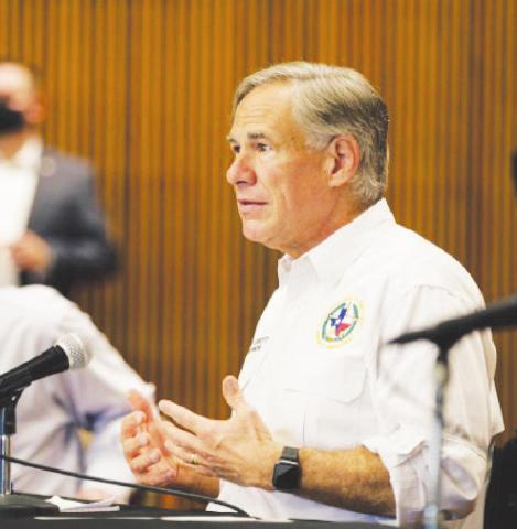 Texas Governor Gregg Abbott holds a news conference to summarize his visit last week to Beaumont and Southeast Texas to find out the latest from local leaders about the status of COVID-19 in Jefferson, Orange and other southeast Texas Counties.