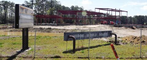 The new Vidor Middle School