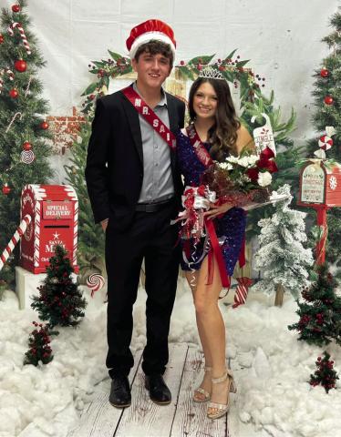 Congratulations to Vidor High School’s 2023 Miss Merry Christmas, Keaira McCurley and Mr. Saint Nick,Braden Tappe.