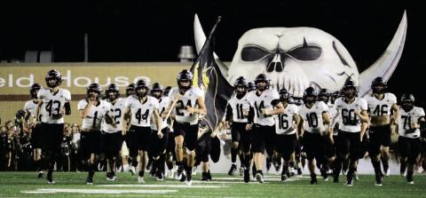 The Pirates take the field Thursday at Freeport  Madlynn Magnuson photo courtesy of VISD