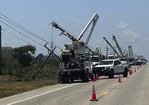 Entergy expects all power to be restored by Sunday