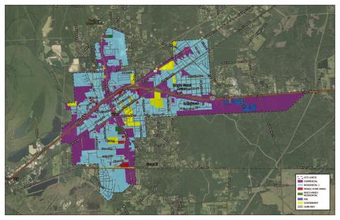 The proposed zoning map for the City of Vidor will be reviewed at two Vidor Planning and Zoning Commission public hearings set for Vidor City Hall on May 4. After the proposed plan is finalized, it will be presented to Vidor City Council for adoption and will go into effect immediately. Courtesy Photo