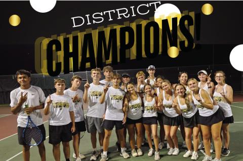 Pirate Tennis clinches District Championship