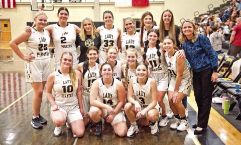 Lady Pirates undefeated after Monday win over Deweyville