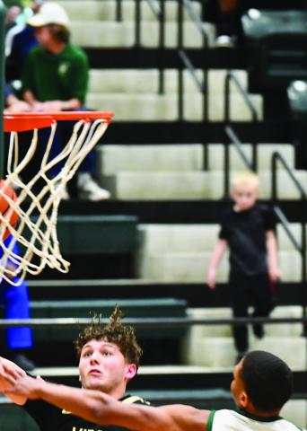 Bryce Loftin sinks a layup Saturday.