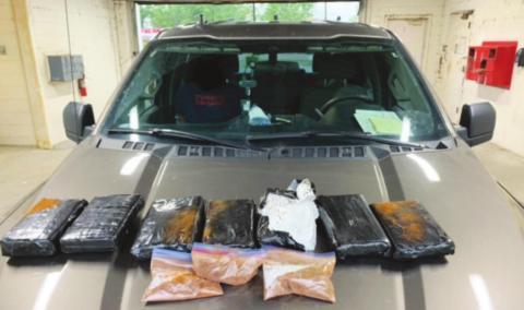 Narcotics discovered during traffic stop