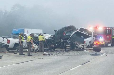 A 21-year old Louisiana man was killed Tuesday morning when the pickup he was riding in crashed into the rear of a car hauler trailer on westbound IH-10 near Doty Road. Preliminary investigation indicates the truck pulling the trailer had some type of mechanical difficulty and both were stopped in the inside lane when struck by the pickup.