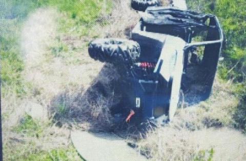 Grandmother seriously injured when eight year old UTV driver loses control