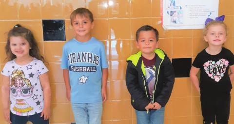 Best Citizens for the first nine weeks at Pine Forest Elementary are as follows: