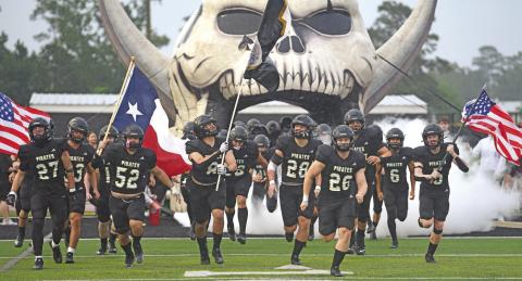 The 2024 Vidor Pirates take the field Friday in their home opener versus the Santa Fe Indians. The Pirates defeated the Indians 28-14 for their first win this season.