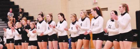 The varsity Lady Pirate Volleyball team will battle the Little Cypress-Mauriceville Lady Bears tonight in Pirate Gym in a tie-breaker for the third spot in district and determine their bi-district opponent in the playoffs.