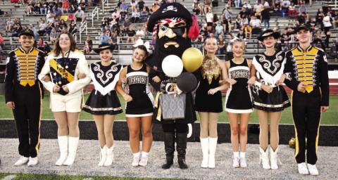 Representing Vidor’s Good Sportsmanship League at Friday’s LCM game were Julian Gomez, Madison Watson, Laikin Funderburke, Audrey Flores, Claudia Swain, Analiis Bertrand, Lani Biggs, Aubrey McDonald, and Taft Hartman.