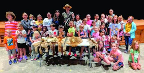 The last Vidor Public Library Summer Reading program 2023 event was presented on Wednesday, June 28, 2023, by Ranger Scott Sharaga and his intern Lorna Puhl. Ranger Scott and intern Lorna are from the Big Thicket National Preserves Texas, and they talked about all the events and things that the Big Thicket has to offer the community and surrounding areas. The children were able to explore some animals from the Big Thicket with sample pelts and skulls presented by the guests. Courtesy Photo
