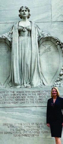 Commissioner Buckingham Secures General Land Office Ownership of Alamo Cenotaph