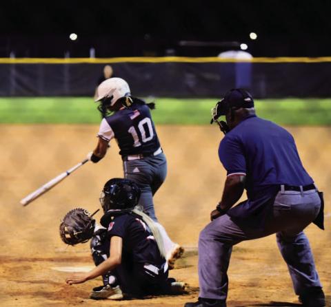 It was a memorable Senior Night and regular season finale for the Lady Pirates as they fell behind 6-0 early but came back to secure an 11-9 victory. Andreya Garrett hit two home runs in the game on over the right field fence and this one over the left.