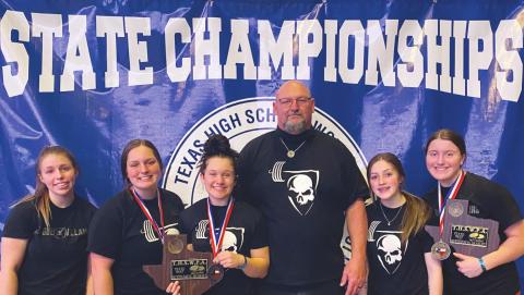 Lady Pirate Powerlifters take 5th, earn two State Championships