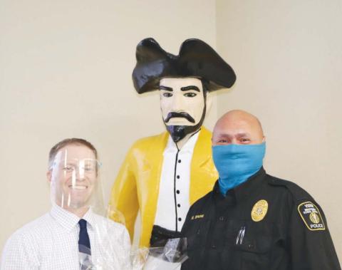 Vidor ISD Superintendent of Schools Dr. Jay Killgo named Mike Sanchez, VISD Chief of Police, as October Employee of the Month