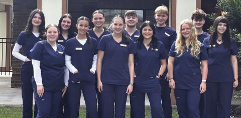 VHS Nursing students begin clinical rotations