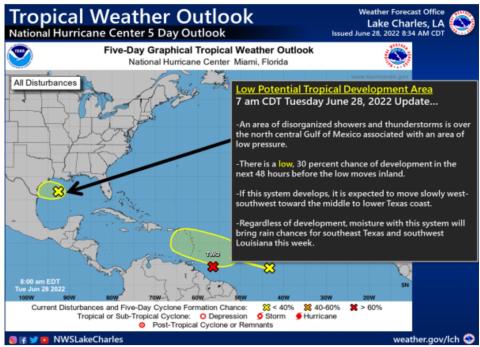 Tropics are busy with trio of disturbances
