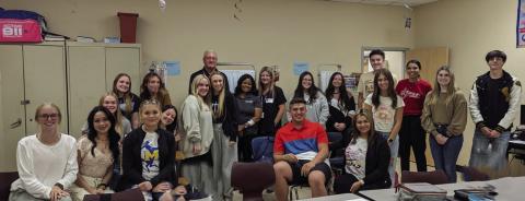 Nursing students learn