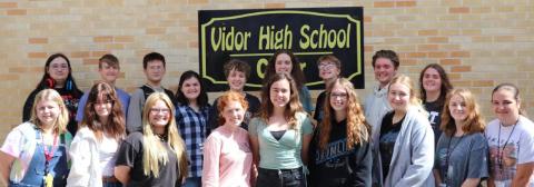 Last weekend, Vidor High School