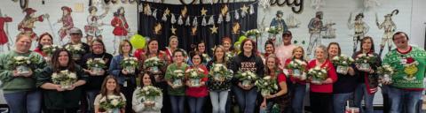 VHS Floral Design Hosts Successful First Annual Christmas Fundraiser