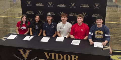 Six Pirates commit to colleges