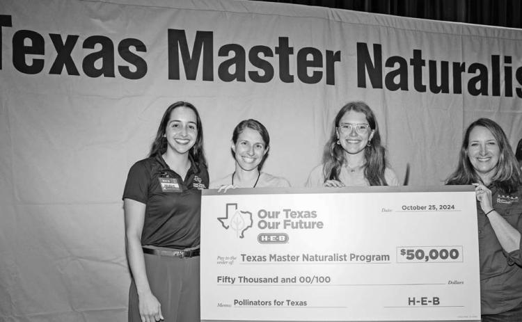 Texas Master Naturalist Program Teams Up with H-E-B to Fund Pollinators for Texas
