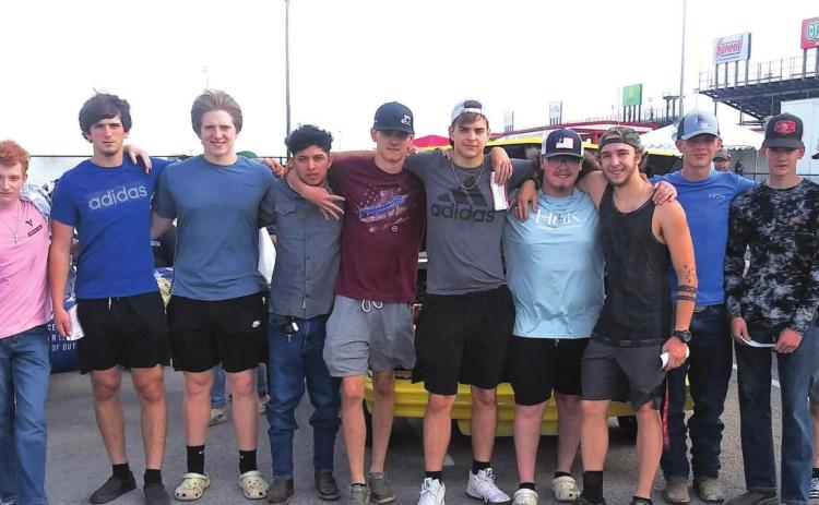 VHS Automotive Students Attended Youth Education Day at the Drag Races