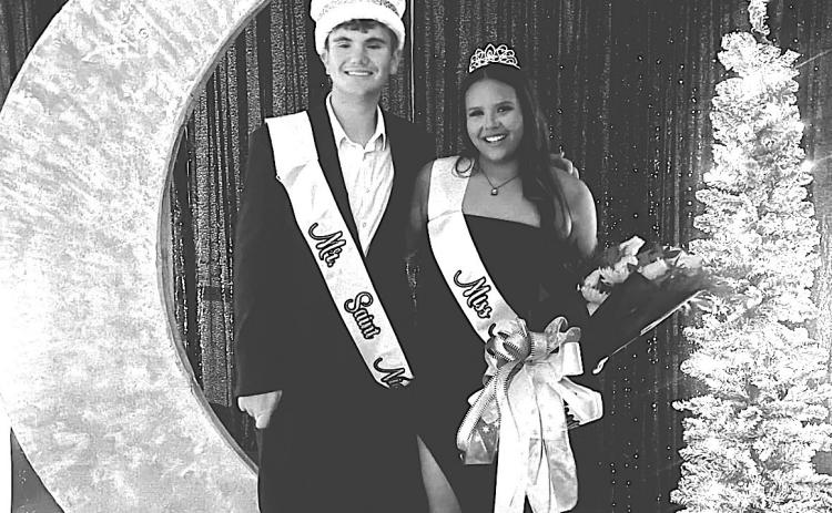 Shaelynn Binkley and Lane Mathues reigned as Miss Merry Christmas and Mr. St. Nick at the annual Vidor High School Jingle Bell Ball held December 7