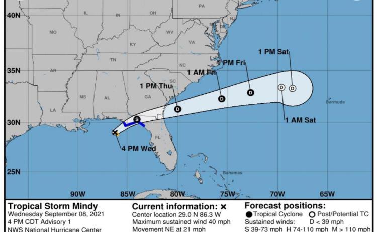Tropical Storm Mindy
