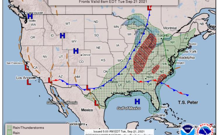 Timely front brings taste of fall to SE Texas