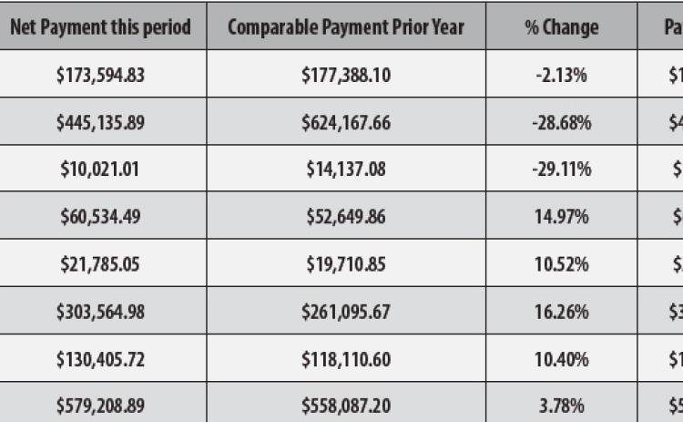 Vidor sees sales surge in latest tax allocation