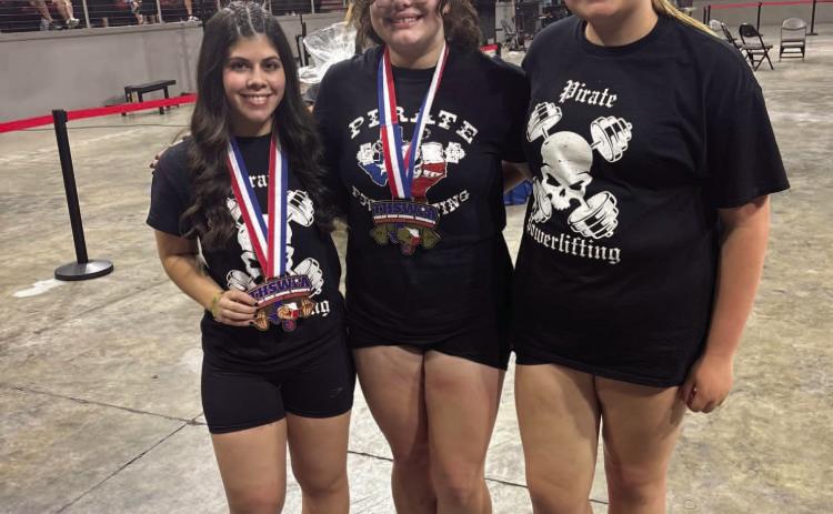 Pictured are: Lana Skinner, Madison Watson and Taylor Light.