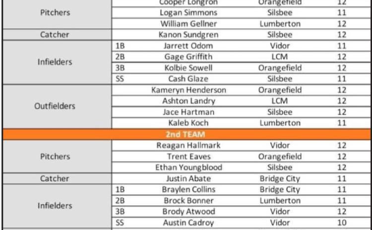 Coaches select 22-4A All-District Baseball team