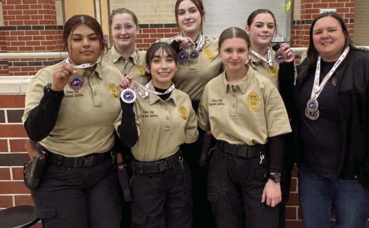 VHS Criminal Justice Team competes at Regional competition