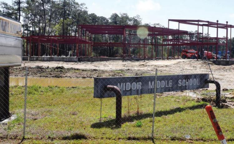 The new Vidor Middle School